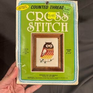 Vintage Owl Cross Stitch Kit